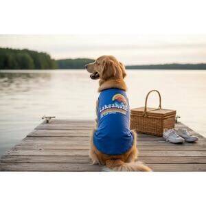 Lakeaholic Pup Shirt – Medium Fit, Perfect for Lake Days